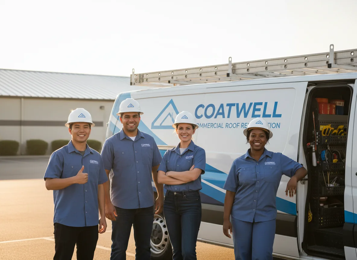 Commercial roof coating company in Milford, IA